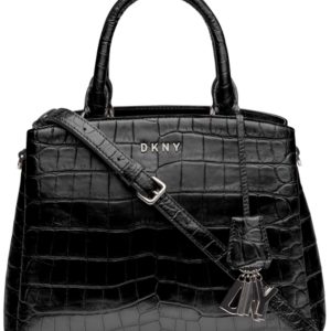 Dkny Paige Croc Embossed Satchel, Created for Macy's