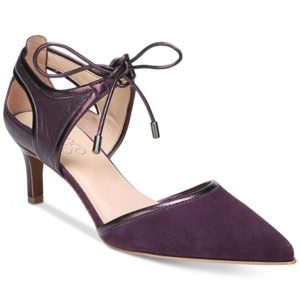 Franco Sarto Darlis Ankle-Tie Pointed-Toe Pumps Women's Shoes