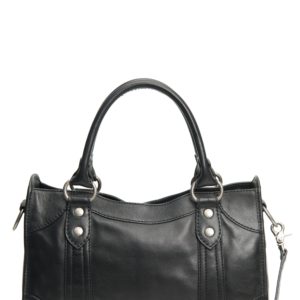 Frye Melissa Leather Satchel - Black