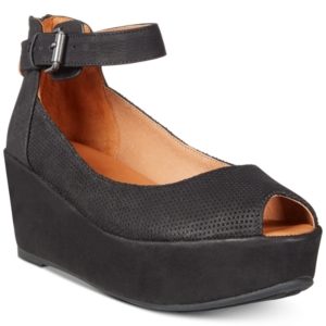 Gentle Souls By Kenneth Cole Nyssa Platform Wedge Sandals Women's Shoes