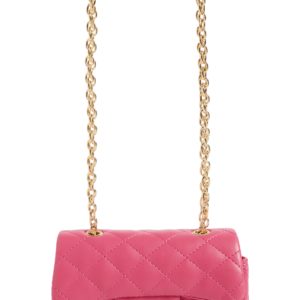 Girl's Glitzy Bella Swarovski Crystal Diamond Stitched Bag - Pink