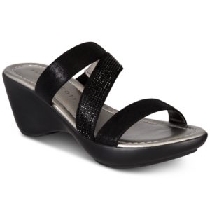 Karen Scott Paulah Wedge Sandals, Created for Macy's Women's Shoes