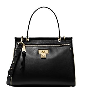 Michael Michael Kors Jasmine Medium Leather Satchel