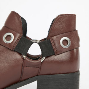 Park Lane Wide Fit Leather Ankle Boots - Brown