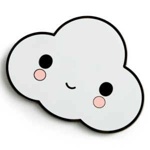 Pintrill x FriendsWithYou Large Enamel Happy Cloud Pin, Created for Macy's