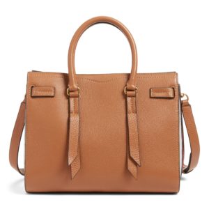 Rebecca Minkoff Sherry Calfskin Leather Satchel - Brown