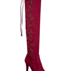 Rialto Cinco Embroidered Over-The-Knee Boots Women's Shoes