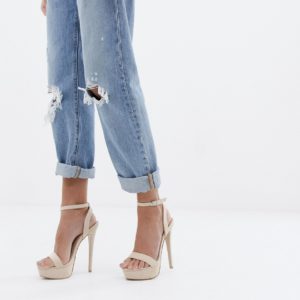 Simmi London Scandal platform heeled sandals - Beige