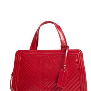 Sole Society Aisln Faux Leather Satchel - Red