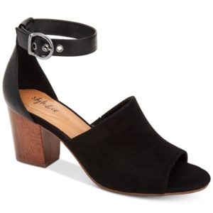 Style & Co Priyaa Block-Heel Sandals, Created for Macy's Women's Shoes