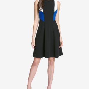 Tommy Hilfiger Colorblocked Scuba Crepe Dress