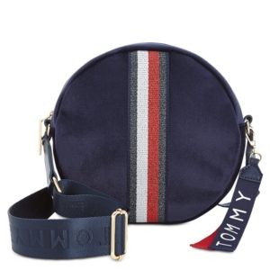 Tommy Hilfiger Isa Velvet Metallic Flag Circle Bag