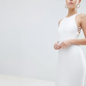 Vesper Strappy Back Midi Dress - White