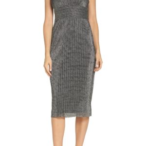 Women's Adrianna Papell Chain Mail Knit Cocktail Sheath