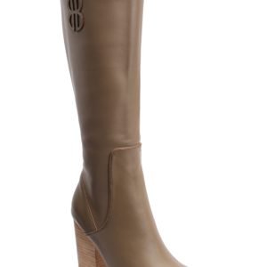 Women's Bill Blass Bb Knee High Boot, Size 8 M - Beige