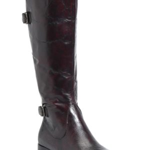 Women's B?rn Gibb Knee High Riding Boot, Size 7 M - Burgundy