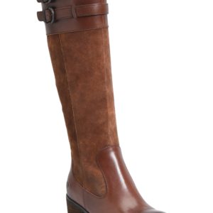 Women's B?rn Tay Block Heel Knee High Boot, Size 6 M - Brown