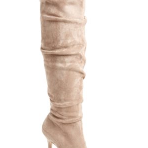 Women's Charles By Charles David Mueller Over The Knee Boot, Size 9 M - Beige