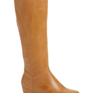 Women's Chocolat Blu Yiga Knee High Wedge Boot, Size 6 M - Brown