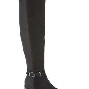 Women's Clarks Poise Orla Over The Knee Boot, Size 6 M - Black