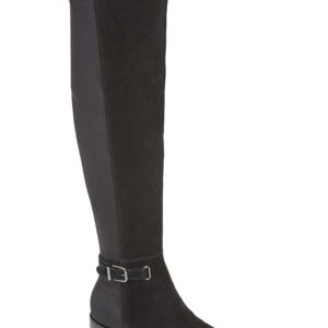 Women's Clarks Poise Orla Over The Knee Boot, Size 6.5 M - Black