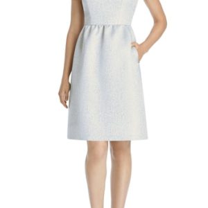 Women's Dessy Collection Bateau Neck Cocktail Dress