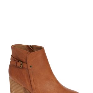 Women's Isola Orlinda Block Heel Bootie, Size 7 M - Brown