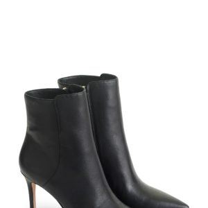 Women's J.crew Pointed Stiletto Ankle Bootie, Size 8.5 M - Black