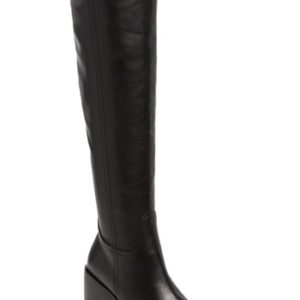 Women's Jeffrey Campbell Woodvale Over The Knee Boot, Size 10 M - Black