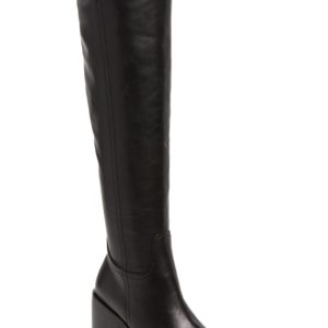 Women's Jeffrey Campbell Woodvale Over The Knee Boot, Size 6 M - Brown