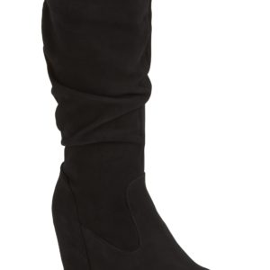 Women's Johnston & Murphy Nicole Wedge Boot, Size 10 M - Black