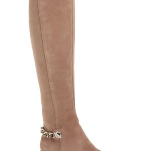 Women's Karl Largerfeld Paris Skylar Knee High Boot, Size 10 M - Beige