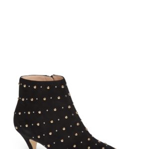 Women's Kate Spade New York Starr Studded Bootie, Size 5.5 M - Black