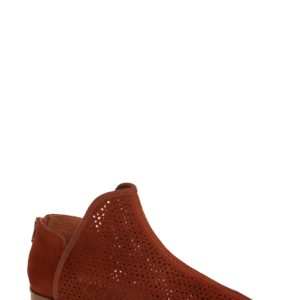 Women's Kelsi Dagger Brooklyn Alley Perforated Bootie, Size 5.5 M - Brown