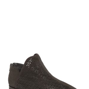 Women's Kelsi Dagger Brooklyn Alley Perforated Bootie, Size 5.5 M - Grey