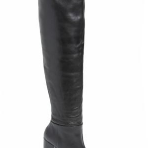 Women's Kelsi Dagger Brooklyn Walker Over The Knee Scrunch Boot, Size 5.5 M - Black