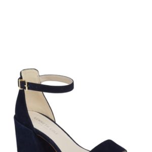 Women's Kenneth Cole New York Hannon Block Heel Ankle Strap Sandal, Size 9 M - Blue