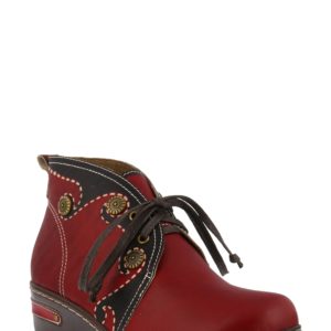 Women's L'Artiste Cookie Wedge Bootie, Size 6.5-7US / 37EU - Red