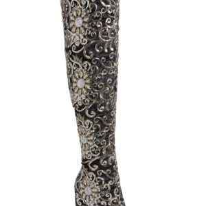 Women's Lauren Lorraine Renni Embellished Over The Knee Boot, Size 8 M - Black