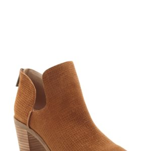 Women's Lucky Brand Powe Bootie, Size 5.5 M - Brown