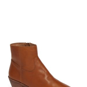 Women's Madewell Sidney Bootie, Size 7.5 M - Brown