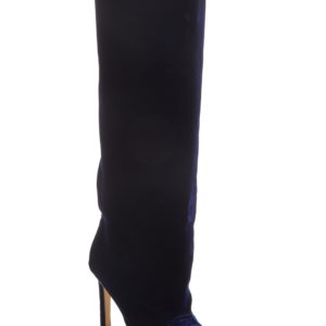 Women's Marskinryyppy Knee High Velvet Boot, Size 9US / 39EU - Blue