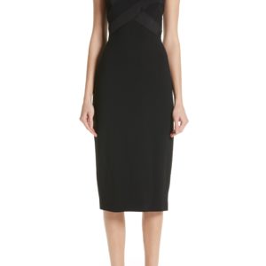 Women's Max Mara Ottelia Sheer Yoke Dress