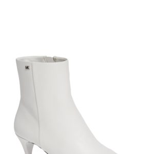 Women's Michael Michael Kors Blaine Kitten Heel Bootie, Size 6 M - White