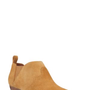 Women's Nine West Cahluz Western Chelsea Bootie, Size 5 M - Brown