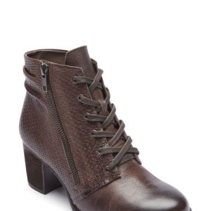 Women's Rockport Cobb Hill Natashya Lace-Up Bootie, Size 5 M - Brown