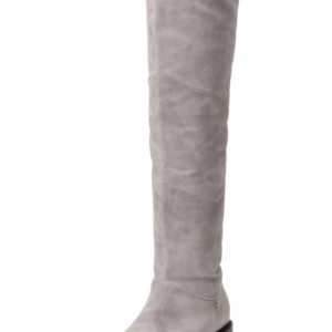 Women's Ross & Snow Elena Waterproof Genuine Shearling Lined Knee High Boot, Size 5 M - Ivory