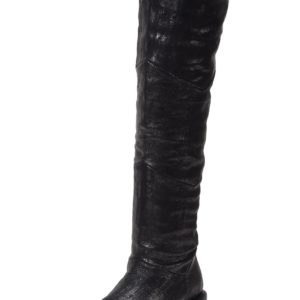 Women's Ross & Snow Elena Waterproof Genuine Shearling Lined Knee High Boot, Size 6.5 M - Black