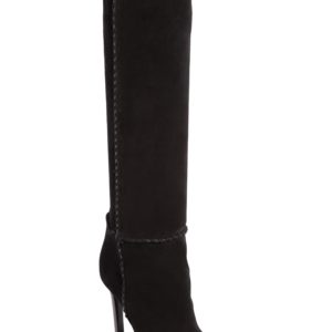 Women's Saint Laurent Mica Knee High Boot, Size 5US / 35EU - Black