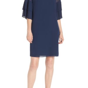 Women's Sam Edelman Pleat Sleeve Shift Dress